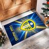 Leeds United Printed Crystal Velvet Rug Non‑Slip Crystal Velvet Carpet For Sofa Bedroom Indoor Home Decoration