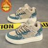 Men's & Women's Korean Style Fleece-Lined High-Top Sneakers