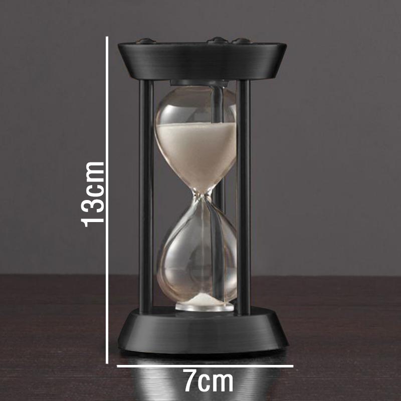 1-15 минут Nordic Metal Песочные часы Таймер Песочные часы Украшения для дома Мебель для гостиной Офис Ретро Декор Поделки Подарки