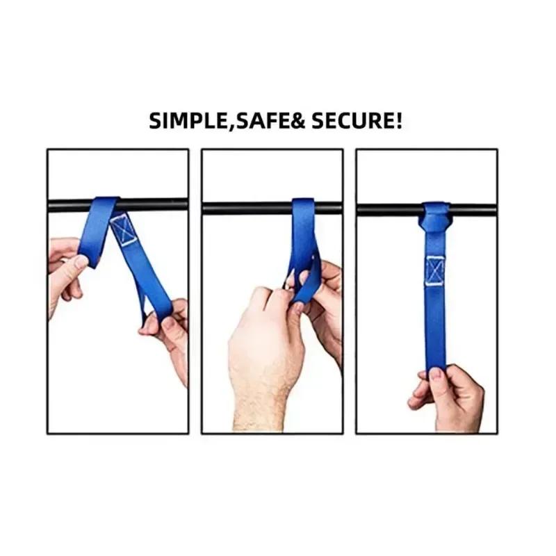 2 шт. Мягкие петлевые ремни для крепления или фиксации квадроциклов, мотоциклов, скутеров, внедорожников, газонокосилок, многоцелевые моторные ремни для крепления, багажные ремни