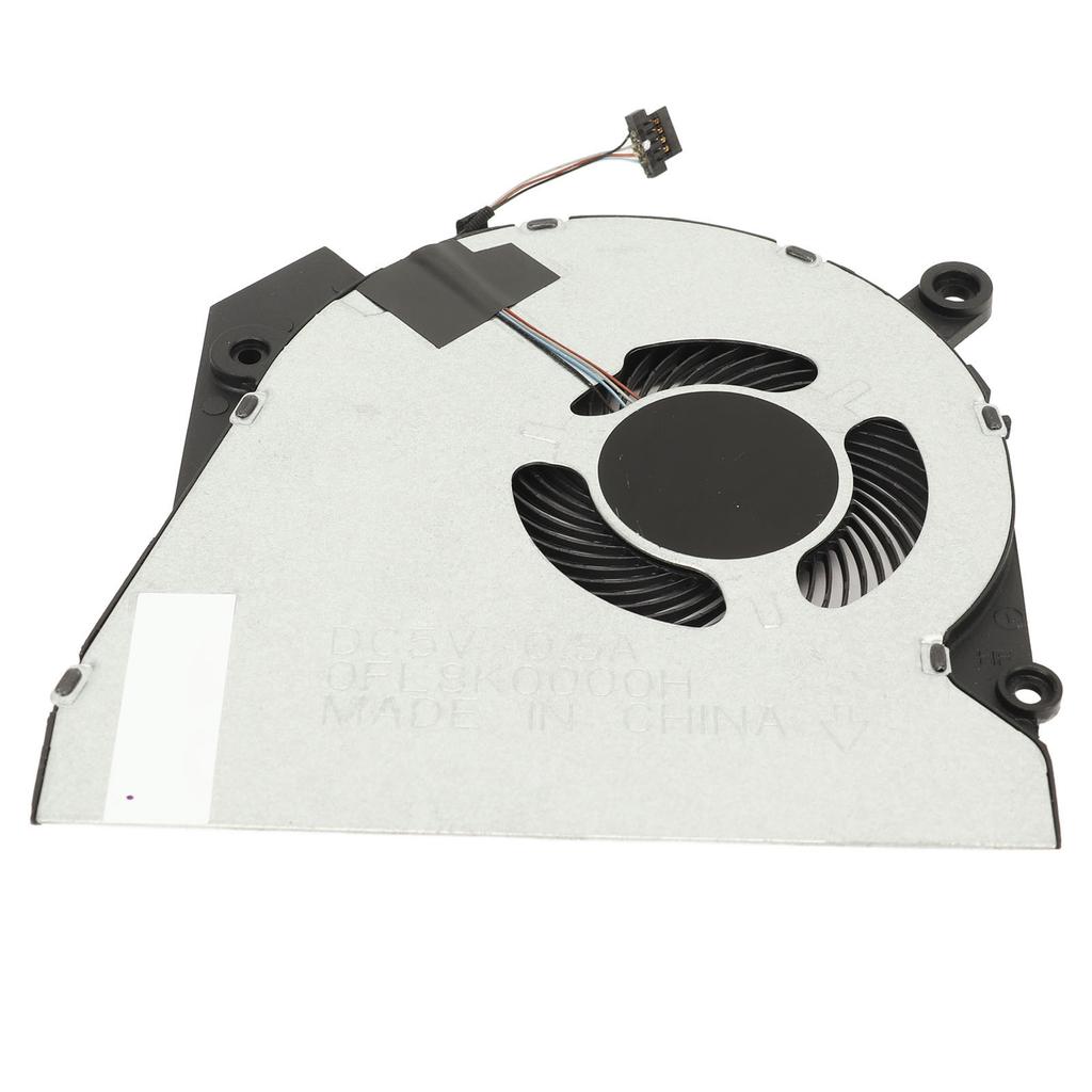 Laptop CPU Cooling Fan Replacement 4 Pin CPU Cooling Fan for HP ProBook 450 G6 L47695‑001 DC 5V 0.5A