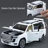 1:24 Модели игрушек Land Cruiser Rav4 Сплав Литой автомобиль Звук Свет Оттягивание Открывающиеся двери Резиновые шины Миниатюрные автомобили Коллекционировать Подарки