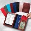 Unisex Fashion Card Bag Multi Slots Compartment Rectangle Mini Wallet Portable Button ID Passport Card Holder
