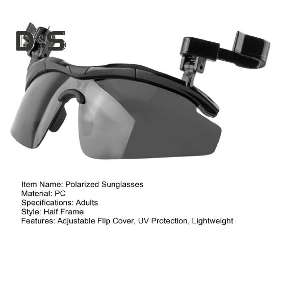 Солнцезащитные очки с поляризацией, регулируемые, с откидной крышкой, с защитой от ультрафиолета, для мужчин и женщин, для активного отдыха, походов, гольфа, рыбалки, езды на велосипеде, вождения, путешествий, шляпы, зажим