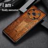 Honor Magic 4 Pro Genuine Leather Protective Case - Cowhide Grain Full Cover Ultimate Edition