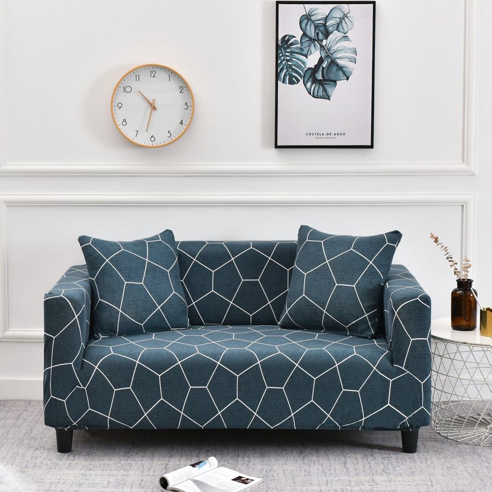 Эластичный чехол для дивана, универсальный нескользящий трехместный чехол для дивана, тканевый чехол для дивана, полотенце, полностью покрытый бытовой пылезащитный чехол