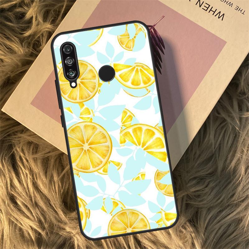 Фрукты Лимон Для Huawei Nova Y90 Y60 Y61 Y70 Y72 Y73 Y91 3i 7i 8i 11i 12i 9 10 SE P20 P30 P40 Lite Чехол