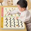 Kids Pen Control Training Book with Pens Eraser Reusable Preschooler Early Education