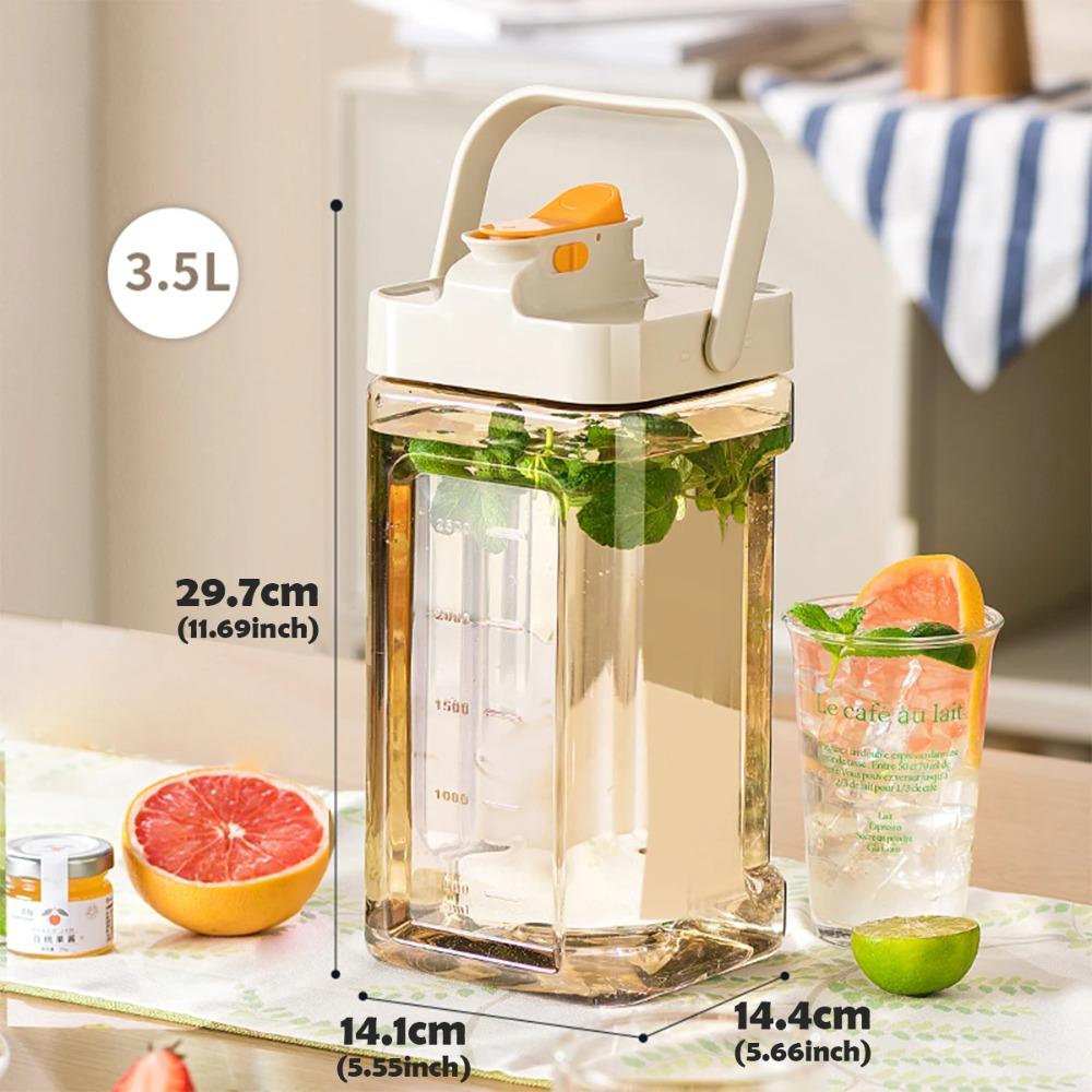 2.3L/3.5L Water Bottle with Faucet Drinking Bottle Refrigerator Cold Water Jug Cold Water Bottle