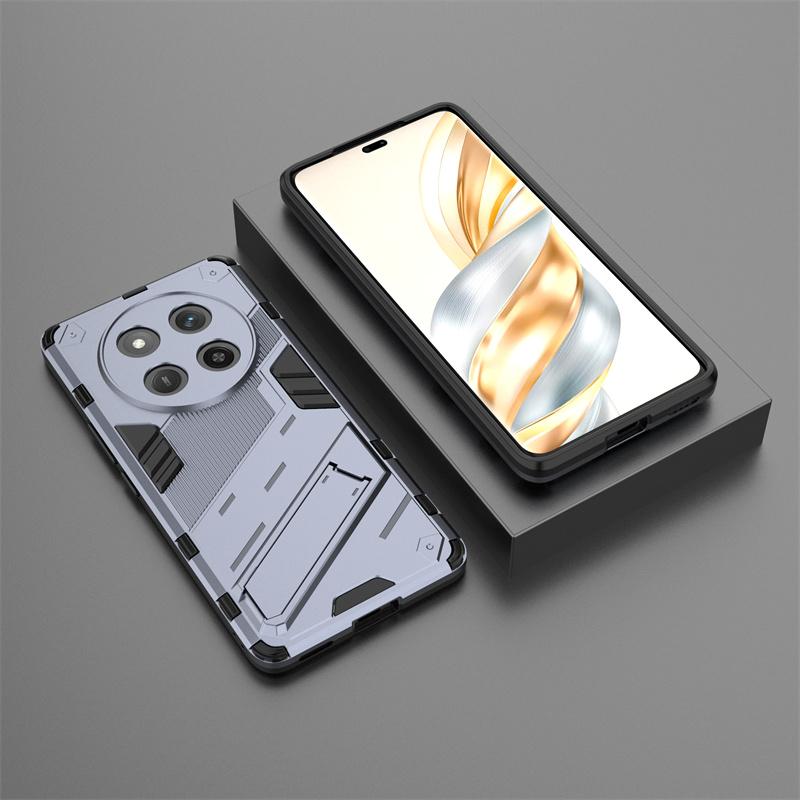 For Magic 7 Lite 5G Case Armor Shockproof Phone Cases For Honor Magic7 Lite 7Lite Light 5G 2024 Magnetic Holder Stand Back Cover