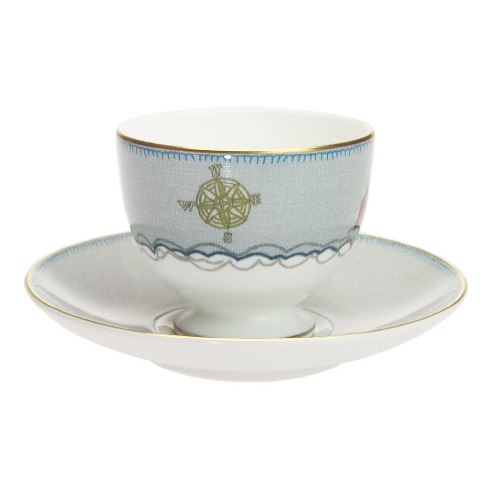Wedgwood Sailor's Farewell Teacup and Saucer by Lee [Parallel Import]