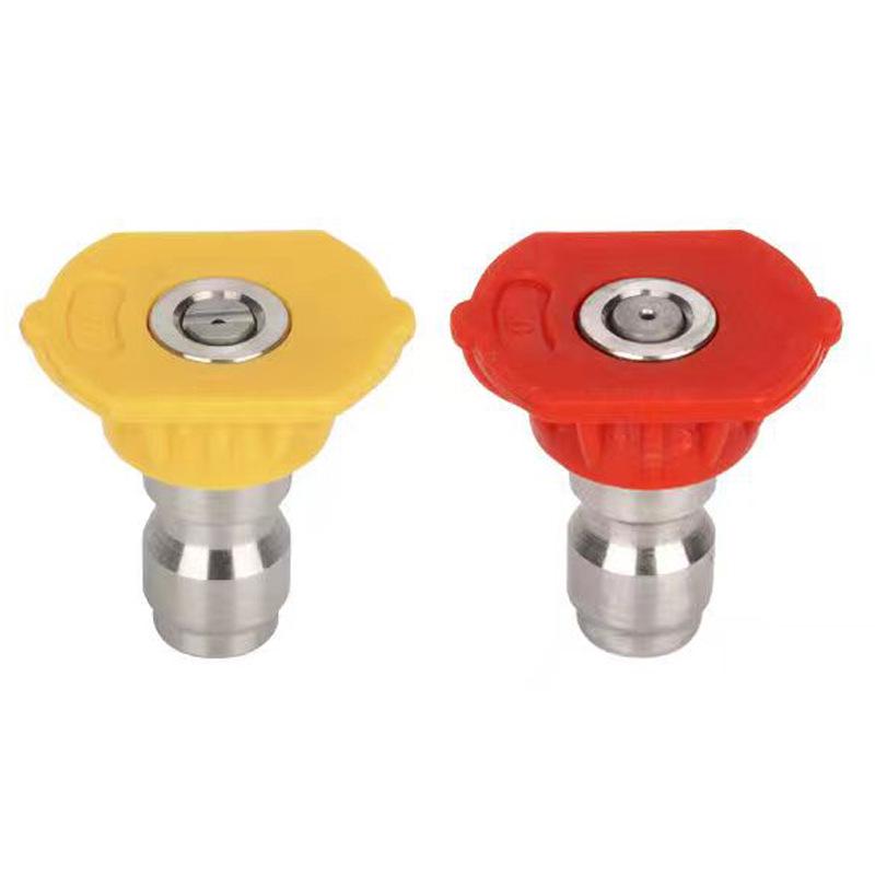 1/4 Ultra High Pressure Car Washer Nozzle: Quick-Connect Fan-Shaped Spray Attachment