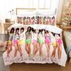 Kpop Young Girls Generation Комплект постельного белья Односпальный Двуспальный Full Quen King-Sized Размеры Размеры Комплект постельного белья Взрослые Дети Спальня Трехкомпонентные комплекты