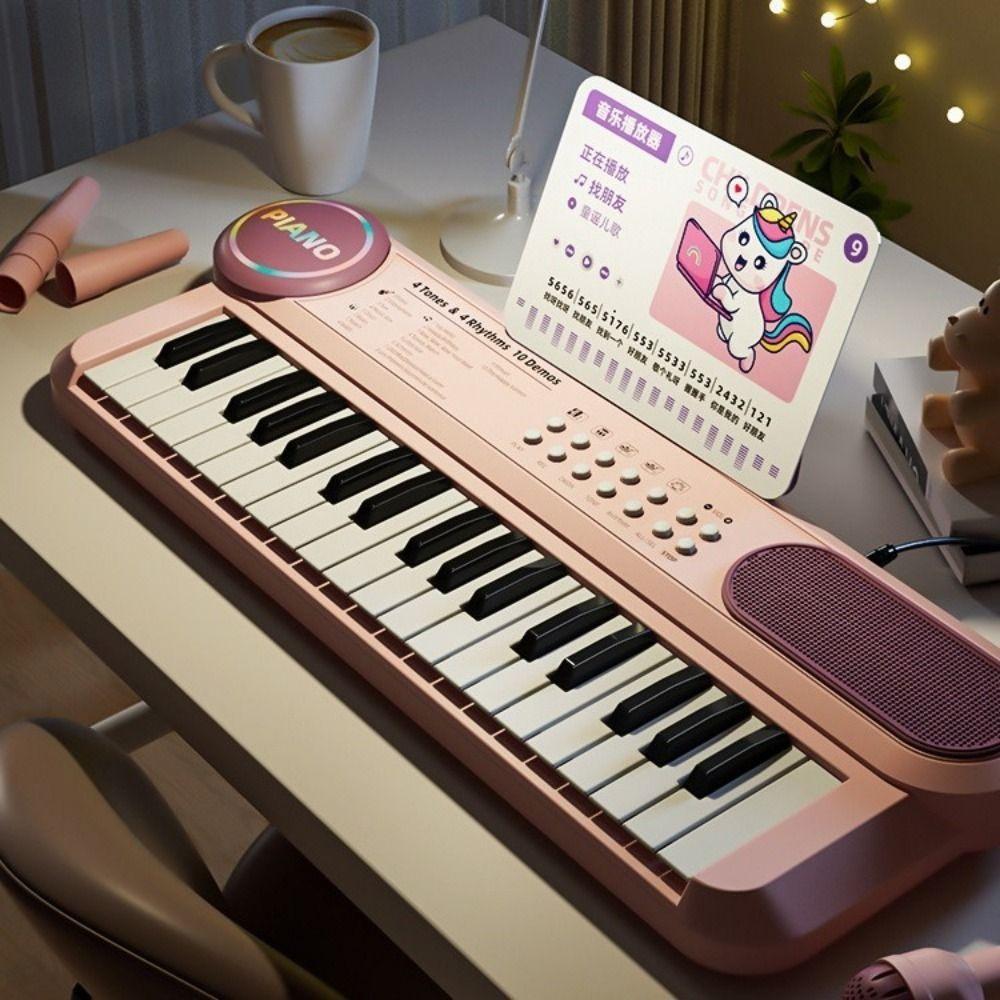 Multifunctional Musical Toy 37 Keys Electronic Piano Multifunctional Kids Piano Keyboard Kids Gift