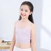 Удобный бюстгальтер для девочек, спортивный тренировочный бюстгальтер, хлопковый укороченный топ, детское нижнее белье 8-14 лет