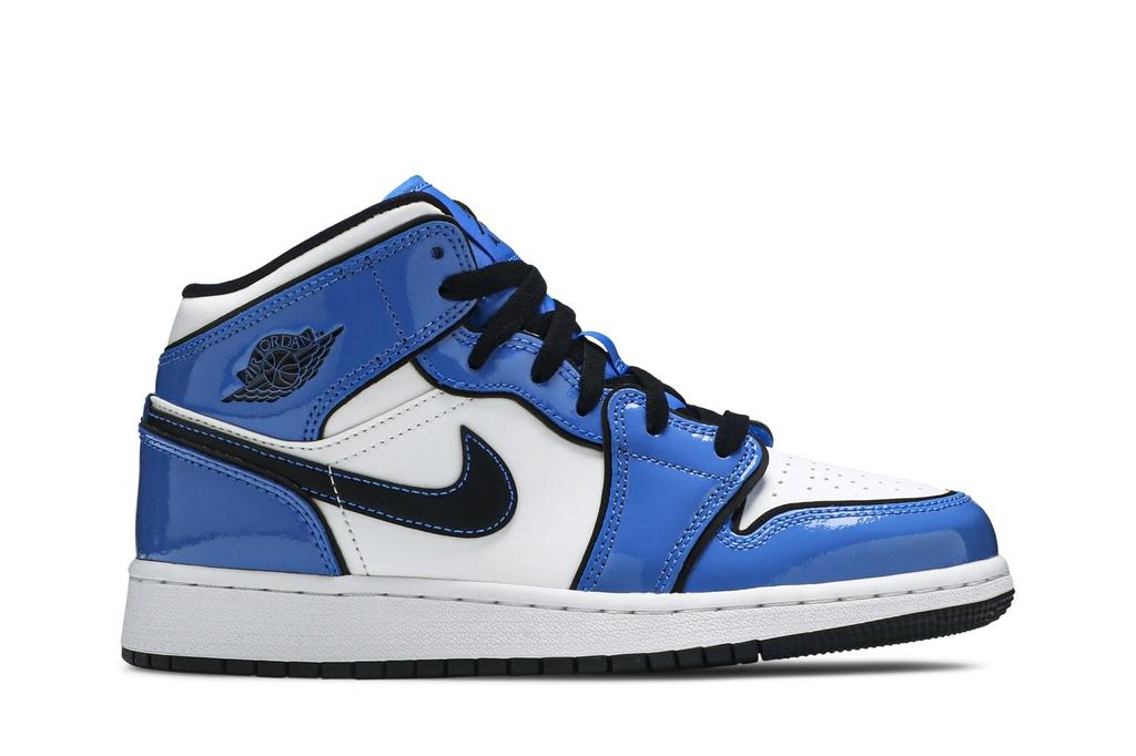 Air Jordan 1 Mid SE GS Сигнальный Синий BQ6931-402