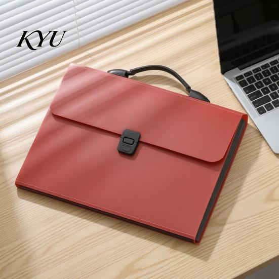 Office Supplies Organizer Expanding File Folder, Accordion Filing Folder,13 Compartments for Folder Documents, Aesthetic Paper Work School Home