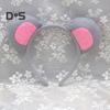 Mouse Costume Set Mouse Ear Headband Tail Nose Bow Tie Gloves Set Cosplay Costume Accessory for Halloween Christmas Parties