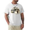Mini Schnauzer Cute Puppy Dog TShirt Athletic Fit Sports Short Sleeve Top