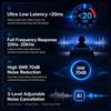 D07 Pro Wireless Lavalier Microphone 2.4GHz Dual TX Mini Clip Mic Noise Reduction for iPhone Android Camera PC Vlog anti-interference Strong signal