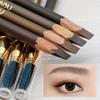 2 In1 Machete Eyebrow Pencil  Double-Ended Pencil 0.01 Ultra Thin Double Head Sweat-proof Easy To Color Water Brow Gel Pen Eyes Cosmetic Makeup
