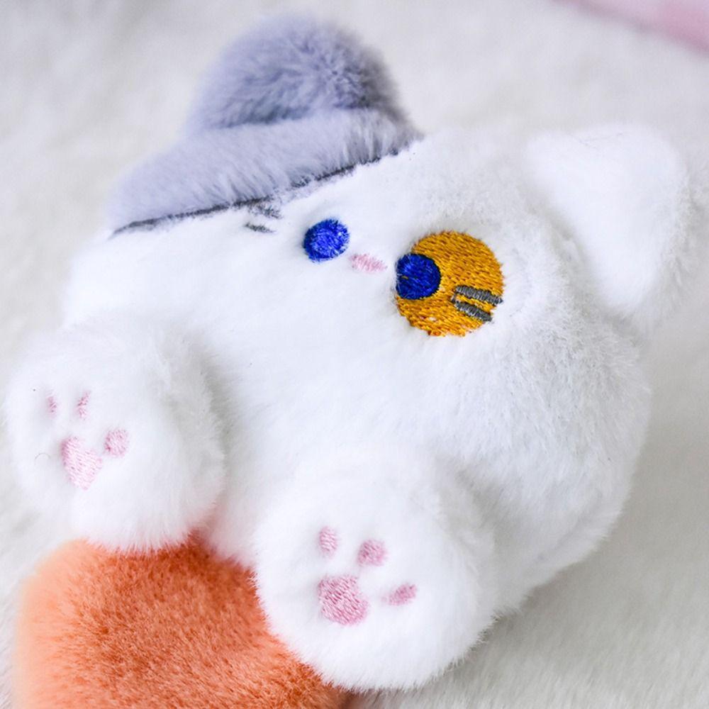 Plush Brooch Cute Cat Plush Doll Soft Animal Plush Key Chain Friends Birthday Gifts
