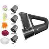 Electric Cheese Grater Portable Salad Maker With 4 Different Shapes of Blades 40W Electric Rotary Slicer Shredder JT363