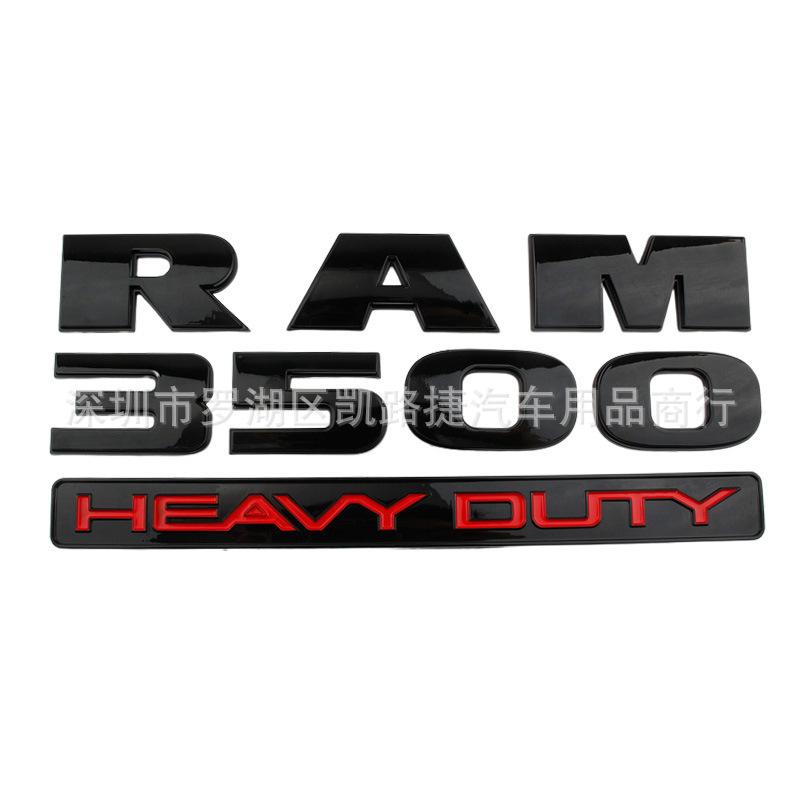 Suitable for RAM 2500 HEAVY DUTY Car Label ABS Pickup Label RAM Door Label
