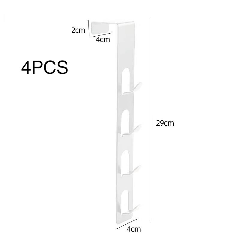 Крючок на дверь, без сверления, настенная вешалка для одежды, мешок для одежды для спальни, железная подвесная стойка, вертикальный крючок для одежды на дверь