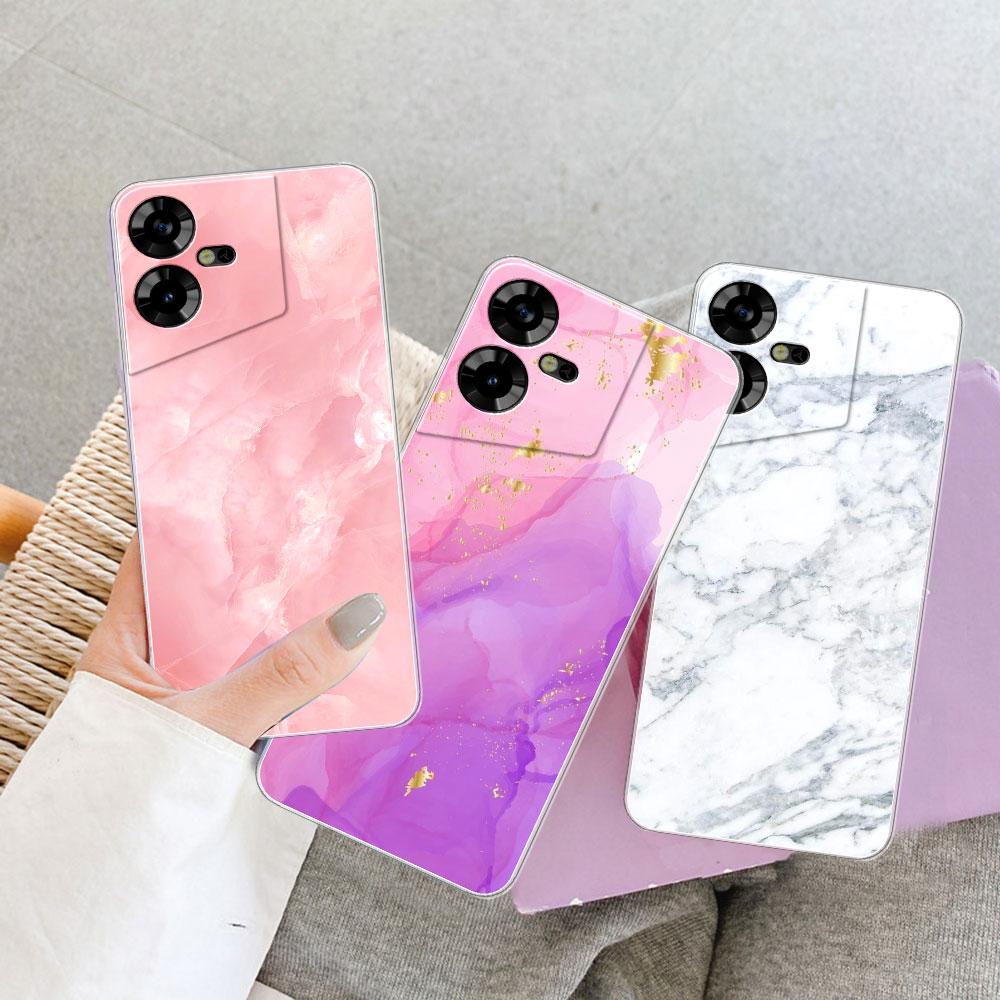 Чехол-крышка для Tecno Pova Neo 3 Прозрачные чехлы для Tecno Pova 5 Прозрачный силикон Мягкий ТПУ Чехол для Tecno Pova 4 4 Pro Pova 2 3 Funda