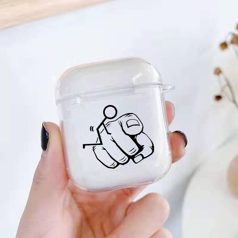 Забавный мужской чехол для Airpods Pro 2, милый креативный защитный чехол с рисунком из мультфильма, коробка для Airpods 1 2 3 Pro Air Pod, чехол Funda