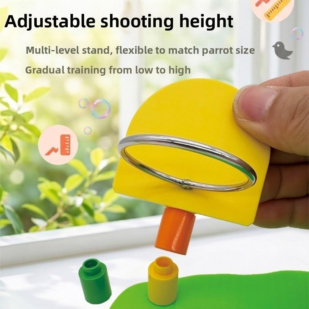 Adjustable Hoop Bird Puzzle Toy Colorful Ring Parrot Toy Bird Training Toy For Parrot