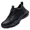 Men's shoes spring 2025 new casual leather shoes men's running sports shoes men's soft shoes