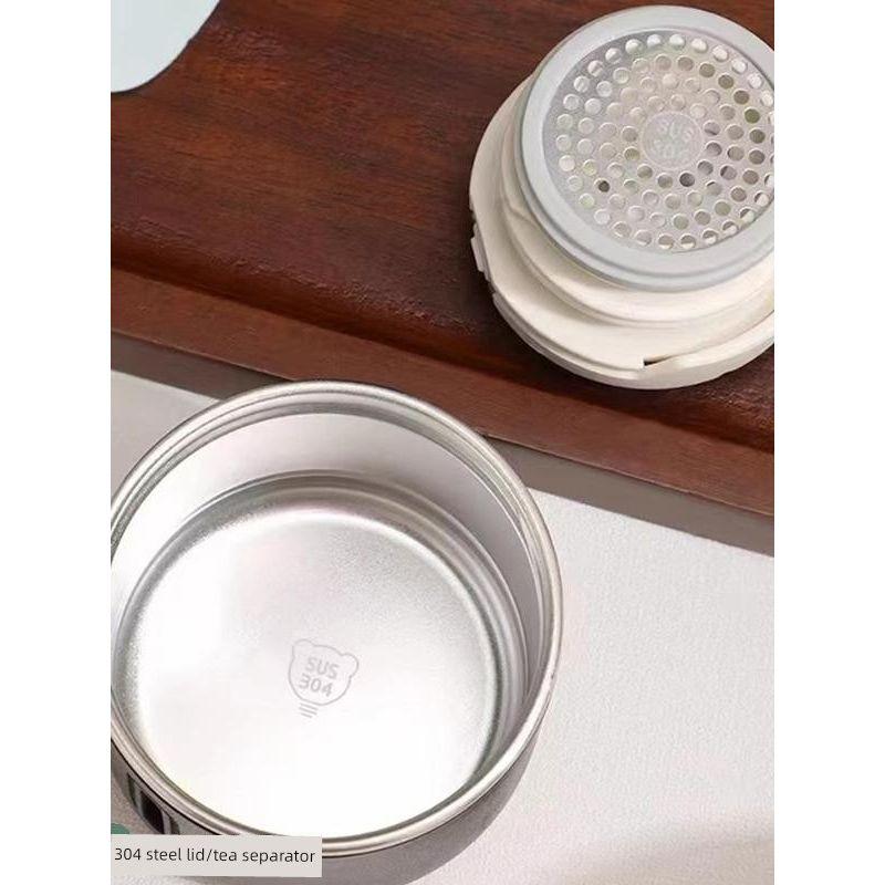 Kuangdi Vacuum Flask with 304 Stainless Steel Inner and Outer, Large Capacity Insulated Cup for Children and Students