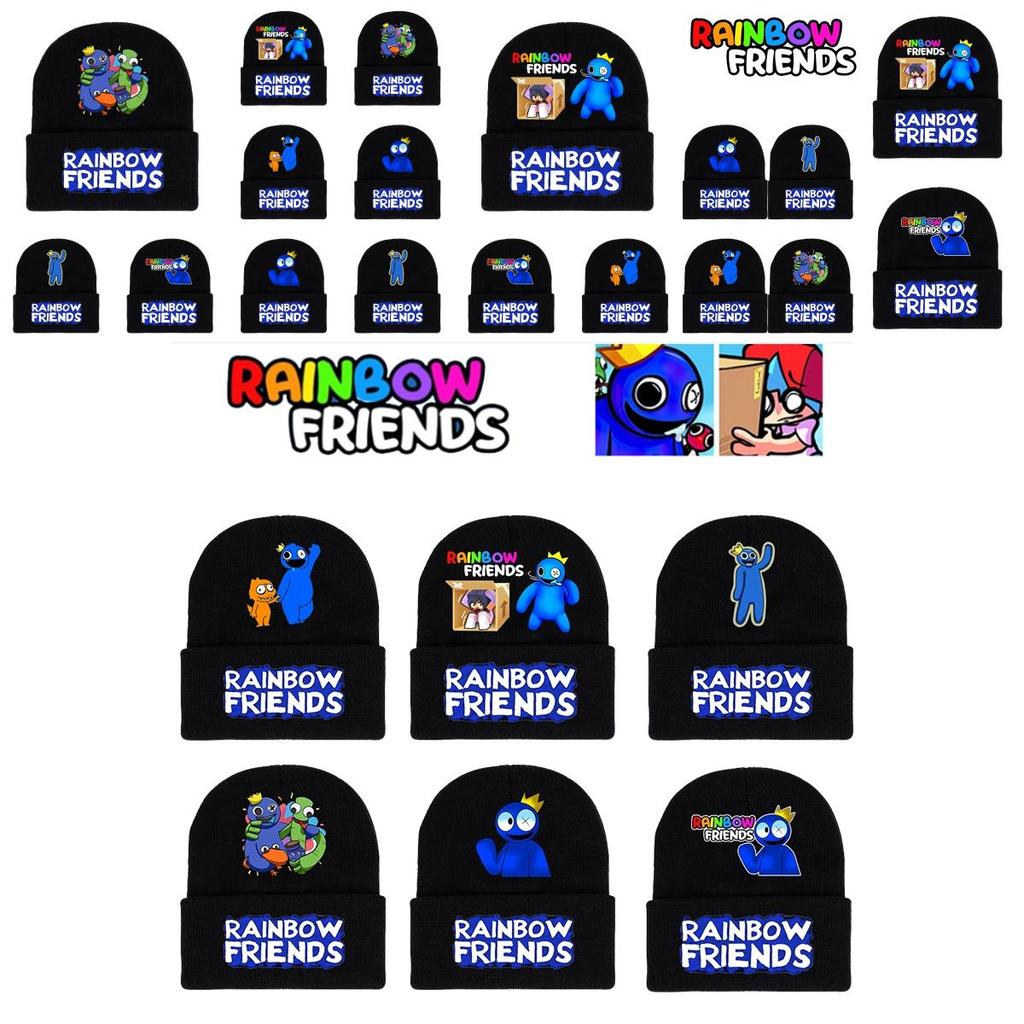 Stylish Roblox Rainbow Friends Knit Hat Trendy And Versatile Headgear