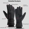 Winter 3M Warm Gloves for Unisex Outdoor Cycling Skiing Thickened Cold Resistant Glove Waterproof Touch Screen Camping Equipment