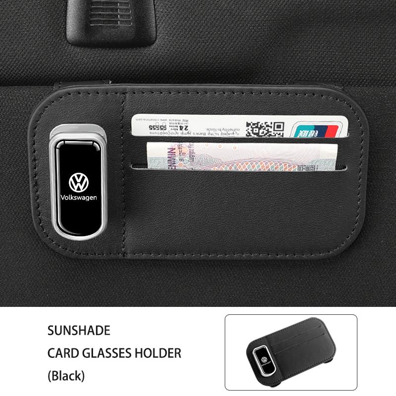 Valve Stems Caps Multi-functional Car Sun Visor Organizer Card Glasses Holder For Volkswagen VW Scirocco Jetta Beetle Golf 4 5 6 zd6