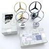 JMQAR1 44mm 3D Metal Chrome Black Car Front Hood Emblem Bonnet Logo For Mercedes Benz C E S Class W204 W212 W220 W210 W221 Accessories