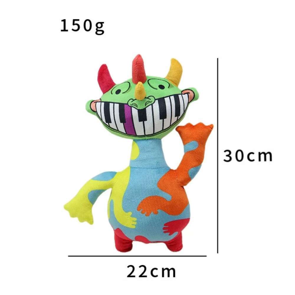 Кошмарный Плюшевый Зверёк Плюшевые Пианозавры Плюшевые Ярнабис Дои Плюшевая Игрушка Тестовики Мягкая Игрушка Животное Мягкая Игрушка Подарок на День Рождения