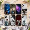Чехол для телефона R-Rock M-Music Icon Finn W-Wolfhard для iPhone 17,16,15,14,13,12,11 Plus,Pro Max,XS,Мягкий силиконовый черный чехол