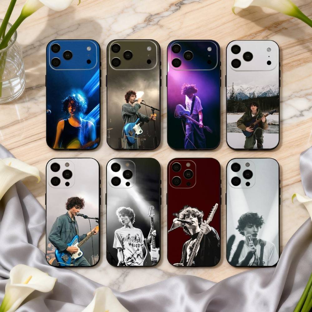 Чехол для телефона R-Rock M-Music Icon Finn W-Wolfhard для iPhone 17,16,15,14,13,12,11 Plus,Pro Max,XS,Мягкий силиконовый черный чехол