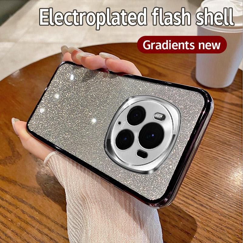 Чехол для Honor Magic6 Pro Чехол для телефона Honor BVL-AN16 с блестящим покрытием, силиконовый объектив камеры, мягкая задняя крышка