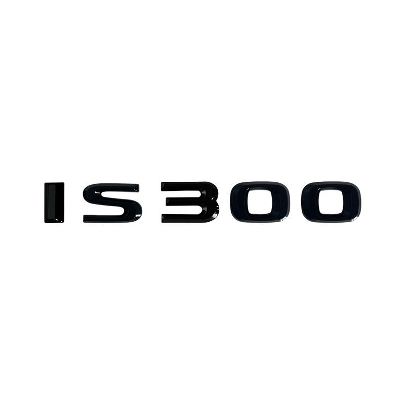 1Pcs Chrome Metal Black Silver IS200 IS300 IS250 IS350 ALTEZZA Logo Auto Body Rear Trunk Emblem Badge Sticker For Lexus