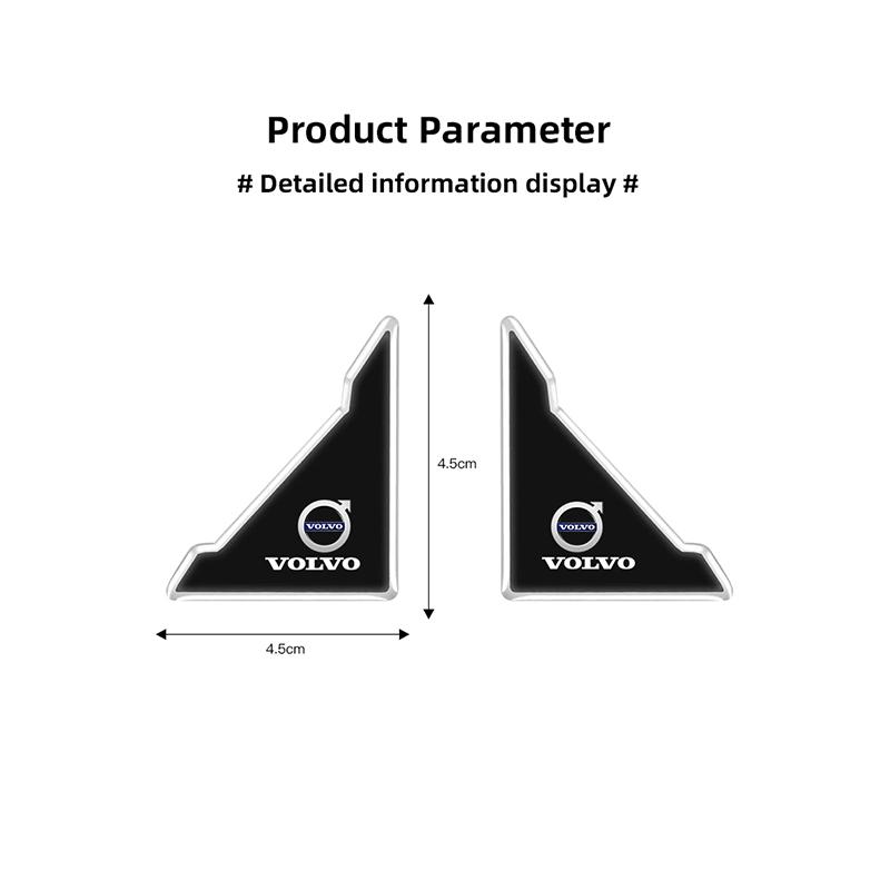 2/4Pcs Car Door Corner Protection Sticker Dash-proof Buffer Decals For Volvo XC90 V90 V60 XC60 V40 EC40 EX40 S80 S60 S90 C40 XC4