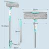 NEW Extendable Window Glass Cleaning Household Tool High Building Retractable Pole Wash Dust Cleaner Brush Dry Wet Scraper Wiper
