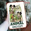 2D Плоский, 1 шт. Металлический настенный декор Disney Animal Kingdom - 20,32x30,48 см Железный подвесной декор в винтажном стиле с классическими персонажами Disney