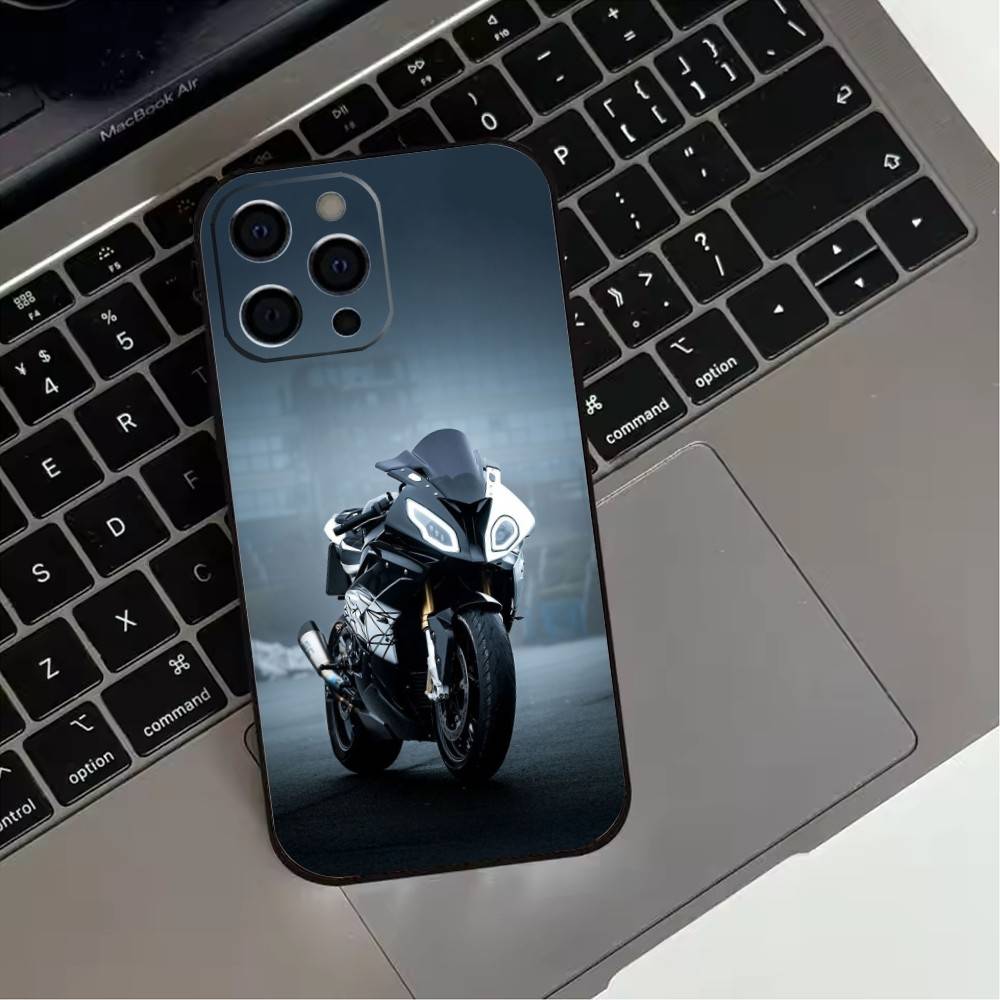 Чехол для телефона Super Speeding motorcycle Для iPhone17,16,15,14,13,12,11 Plus,Pro Max Мягкий Черный Чехол