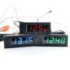 DC 5 ~ 27 В Diy Панель управления 3-в-1 Автомобильные часы Световой термометр Вольтметр Многофункциональный монитор