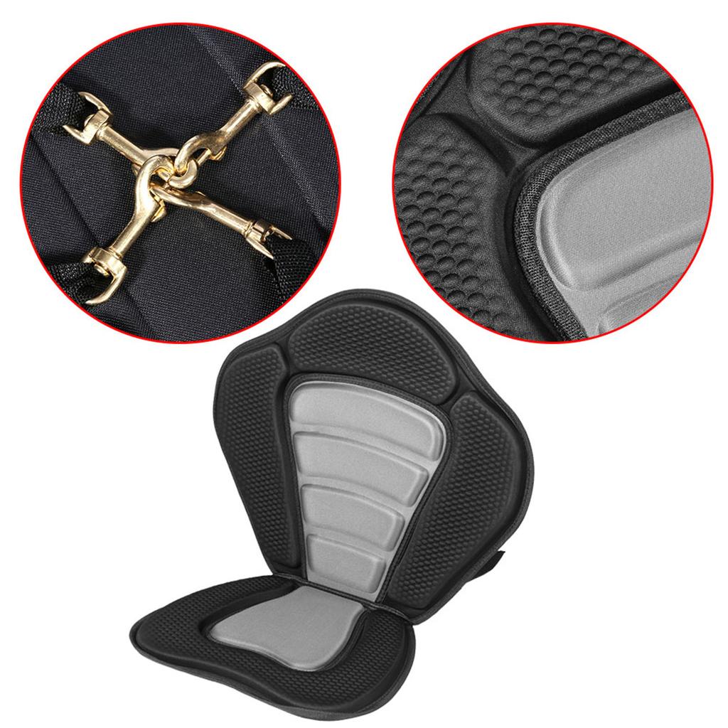 Мягкое сиденье для каяка класса люкс, съемная задняя сумка, сиденье для каноэ сверху, сиденье для каякинга