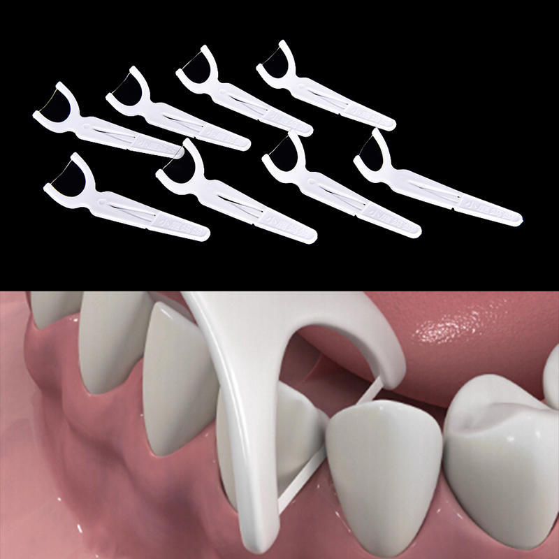 30 шт./коробка палочек для чистки зубов, зубная нить, зубочистки